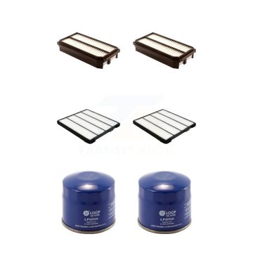 2x Air + 2x Cabin + 2x Engine Oil Filter (6 Total) Kit For 1999-2001 Honda Odyssey 3.5L KFM-100943