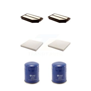 2x Air + 2x Cabin + 2x Engine Oil Filter (6 Total) Kit For 2011-2017 Honda Odyssey KFM-100944
