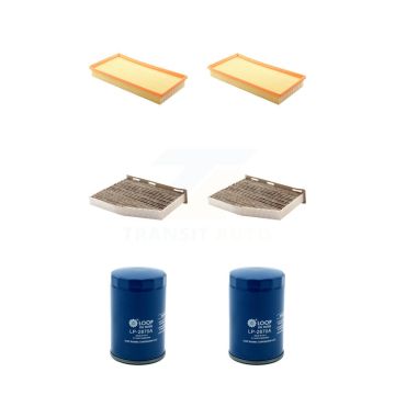 2x Air + 2x Cabin + 2x Engine Oil Filter (6 Total) Kit For Volkswagen Golf City Jetta KFM-100949