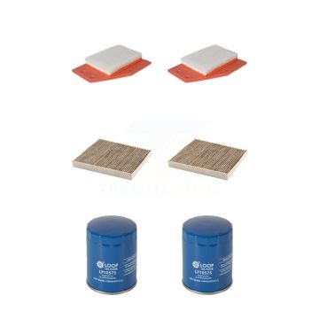 2x Air + 2x Cabin + 2x Engine Oil Filter (6 Total) Kit For 2017 Buick LaCrosse 3.6L KFM-100952