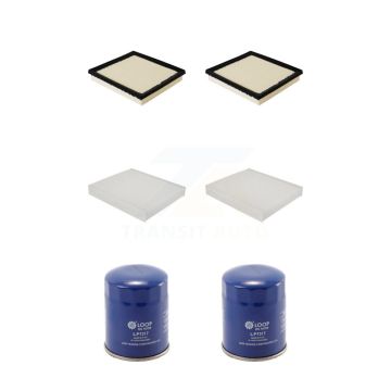 2x Air + 2x Cabin + 2x Engine Oil Filter (6 Total) Kit For Subaru Crosstrek Impreza KFM-100954