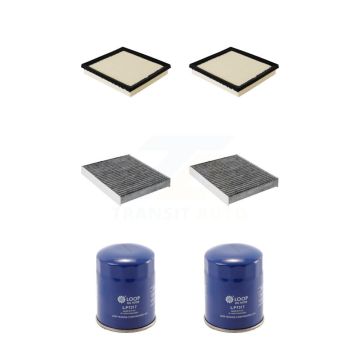 2x Air + 2x Cabin + 2x Engine Oil Filter (6 Total) Kit For Subaru Crosstrek Impreza KFM-100955