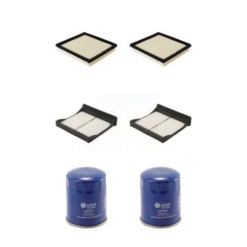 2x Air + 2x Cabin + 2x Engine Oil Filter (6 Total) Kit For Subaru Crosstrek KFM-100956