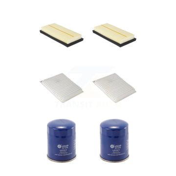2x Air + 2x Cabin + 2x Engine Oil Filter (6 Total) Kit For Mitsubishi Mirage G4 KFM-100958