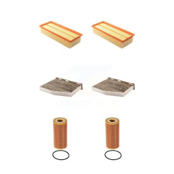 2x Air + 2x Cabin + 2x Engine Cartridge Oil Filter (6 Total) Kit For Volkswagen Jetta KFM-101166