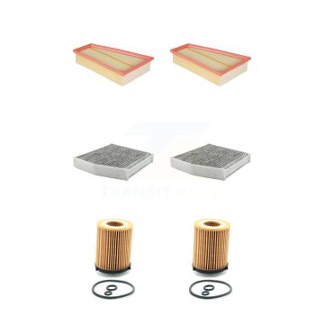 2x Air + 2x Cabin + 2x Engine Cartridge Oil Filter (6 Total) Kit For Mercedes-Benz GLA250 KFM-101167