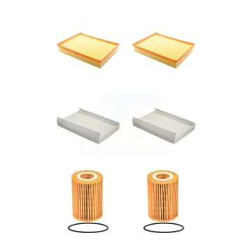 2x Air + 2x Cabin + 2x Engine Cartridge Oil Filter (6 Total) Kit For Mercedes-Benz 2500 KFM-101170