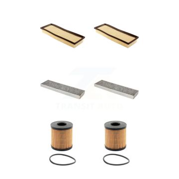2x Air + 2x Cabin + 2x Engine Cartridge Oil Filter (6 Total) Kit For Mini Cooper Paceman KFM-101175