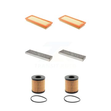 2x Air + 2x Cabin + 2x Engine Cartridge Oil Filter (6 Total) Kit For Mini Cooper Paceman KFM-101176