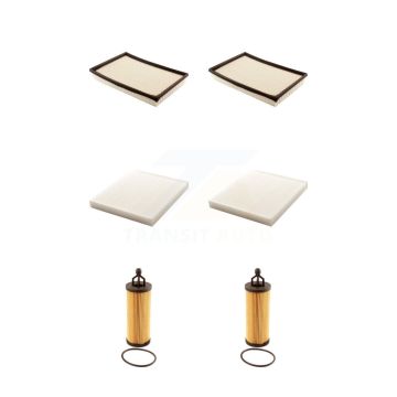 2x Air + 2x Cabin + 2x Engine Cartridge Oil Filter (6 Total) Kit For Ram 1500 Classic KFM-101193