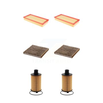 2x Air + 2x Cabin + 2x Engine Cartridge Oil Filter (6 Total) Kit For Land Rover Range KFM-101194
