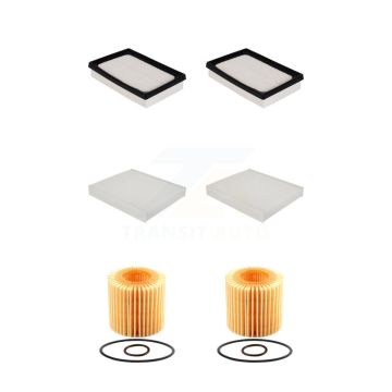2x Air + 2x Cabin + 2x Engine Cartridge Oil Filter (6 Total) Kit For Toyota Prius Prime KFM-101199