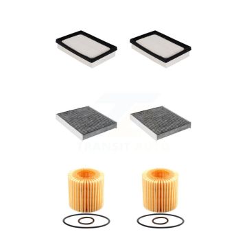2x Air + 2x Cabin + 2x Engine Cartridge Oil Filter (6 Total) Kit For Toyota Prius Prime KFM-101200
