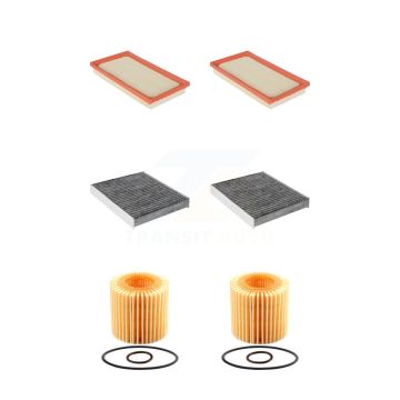 2x Air + 2x Cabin + 2x Engine Cartridge Oil Filter (6 Total) Kit For Toyota C-HR KFM-101202