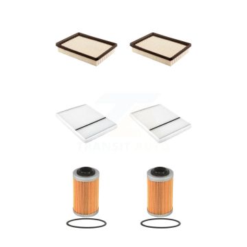 2x Air + 2x Cabin + 2x Engine Cartridge Oil Filter (6 Total) Kit For Oldsmobile Aurora KFM-101211