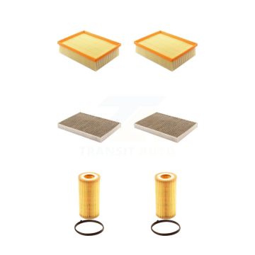 2x Air + 2x Cabin + 2x Engine Cartridge Oil Filter (6 Total) Kit For Audi A4 Quattro KFM-101220
