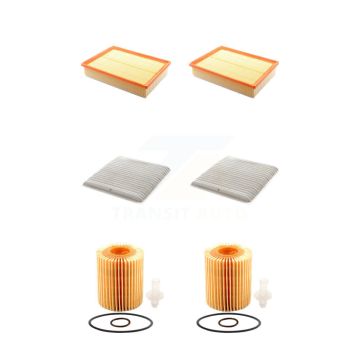 2x Air + 2x Cabin + 2x Engine Cartridge Oil Filter (6 Total) Kit For Toyota FJ Cruiser KFM-101228