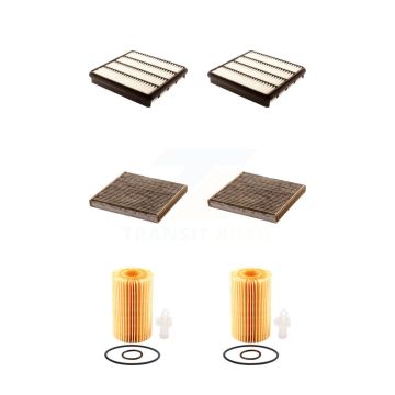 2x Air + 2x Cabin + 2x Engine Cartridge Oil Filter (6 Total) Kit For Toyota Tundra Lexus KFM-101233