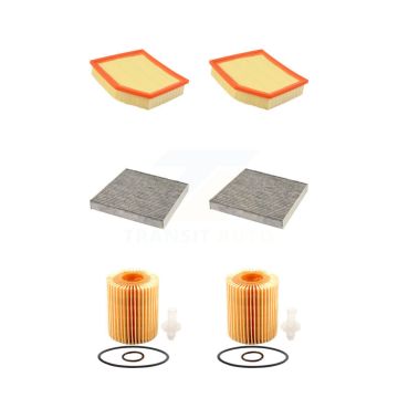 2x Air + 2x Cabin + 2x Engine Cartridge Oil Filter (6 Total) Kit For Lexus IS300 IS350 KFM-101234