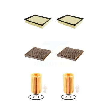 2x Air + 2x Cabin + 2x Engine Cartridge Oil Filter (6 Total) Kit For Toyota Tundra KFM-101236