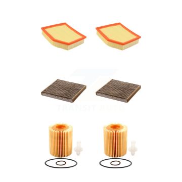 2x Air + 2x Cabin + 2x Engine Cartridge Oil Filter (6 Total) Kit For 08-11 Lexus GS460 KFM-101240