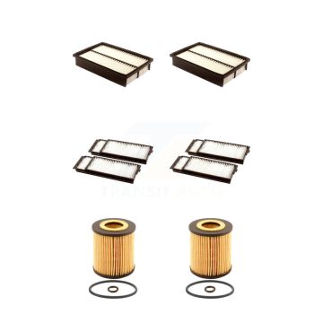 2x Air + 2x Cabin + 2x Engine Cartridge Oil Filter (6 Total) Kit For Mazda 3 5 KFM-101242
