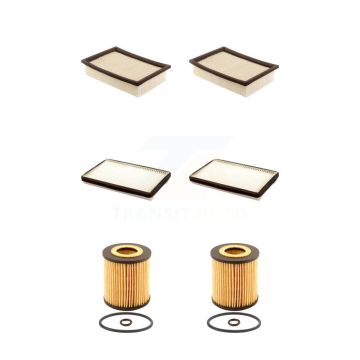 2x Air + 2x Cabin + 2x Engine Cartridge Oil Filter (6 Total) Kit For Ford Escape Mazda KFM-101243