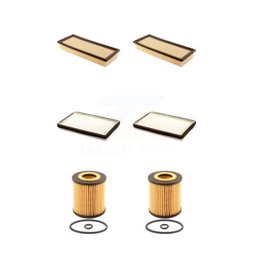 2x Air + 2x Cabin + 2x Engine Cartridge Oil Filter (6 Total) Kit For Ford Escape KFM-101244
