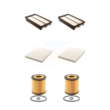 2x Air + 2x Cabin + 2x Engine Cartridge Oil Filter (6 Total) Kit For Mazda CX-7 6 KFM-101245
