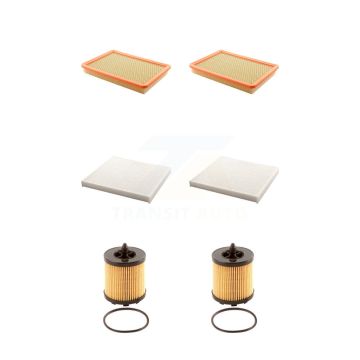 2x Air + 2x Cabin + 2x Engine Cartridge Oil Filter (6 Total) Kit For Saturn Ion KFM-101254