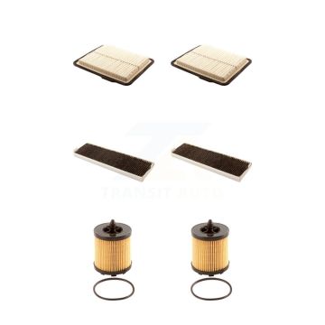 2x Air + 2x Cabin + 2x Engine Cartridge Oil Filter (6 Total) Kit For Saturn Vue KFM-101256