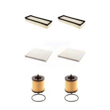 2x Air + 2x Cabin + 2x Engine Cartridge Oil Filter (6 Total) Kit For Chevrolet HHR KFM-101259