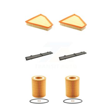 2x Air + 2x Cabin + 2x Engine Cartridge Oil Filter (6 Total) Kit For BMW 325i 330i 325xi KFM-101264