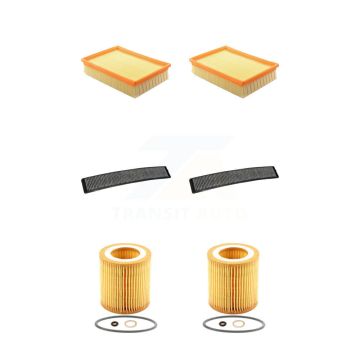 2x Air + 2x Cabin + 2x Engine Cartridge Oil Filter (6 Total) Kit For 2006 BMW 330i 330Ci KFM-101265