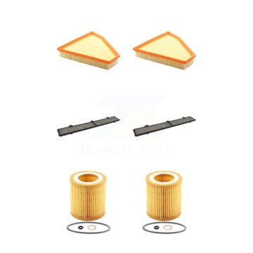 2x Air + 2x Cabin + 2x Engine Cartridge Oil Filter (6 Total) Kit For BMW 328i xDrive 323i KFM-101266