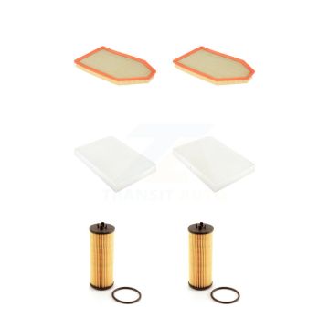 2x Air + 2x Cabin + 2x Engine Cartridge Oil Filter (6 Total) Kit For Dodge Chrysler 300 KFM-101274