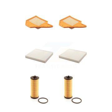 2x Air + 2x Cabin + 2x Engine Cartridge Oil Filter (6 Total) Kit For Dodge Grand Caravan KFM-101275