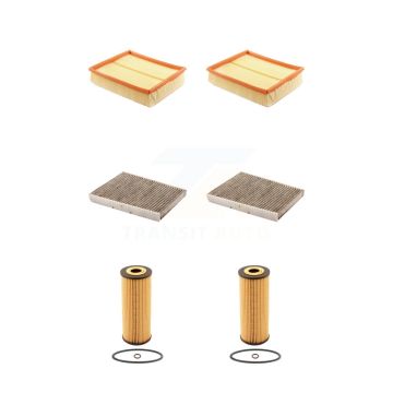 2x Air + 2x Cabin + 2x Engine Cartridge Oil Filter (6 Total) Kit For Volkswagen Passat KFM-101280