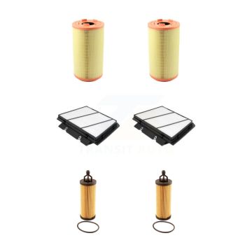 2x Air + 2x Cabin + 2x Engine Cartridge Oil Filter (6 Total) Kit For Ram ProMaster 2500 KFM-101284