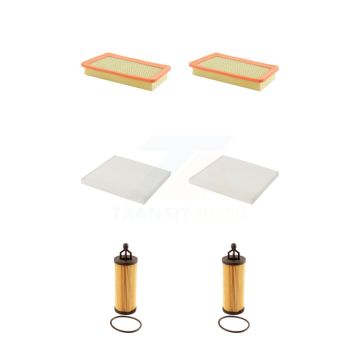 2x Air + 2x Cabin + 2x Engine Cartridge Oil Filter (6 Total) Kit For Chrysler 200 3.6L KFM-101288