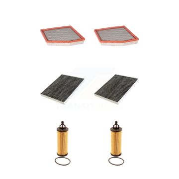 2x Air + 2x Cabin + 2x Engine Cartridge Oil Filter (6 Total) Kit For Chrysler Pacifica KFM-101289