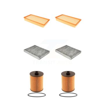 2x Air + 2x Cabin + 2x Engine Cartridge Oil Filter (6 Total) Kit For Volkswagen Touareg KFM-101292