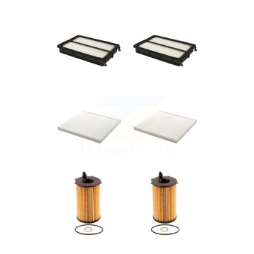 2x Air + 2x Cabin + 2x Engine Cartridge Oil Filter (6 Total) Kit For 2015-2018 Kia Sedona KFM-101300