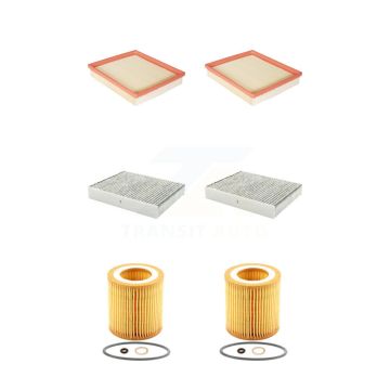 2x Air + 2x Cabin + 2x Engine Cartridge Oil Filter (6 Total) Kit For BMW 328i xDrive 320i KFM-101307