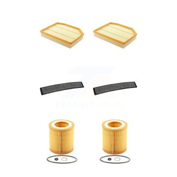 2x Air + 2x Cabin + 2x Engine Cartridge Oil Filter (6 Total) Kit For 07-10 BMW X3 3.0L KFM-101310