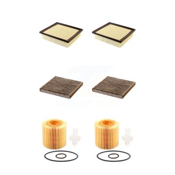 2x Air + 2x Cabin + 2x Engine Cartridge Oil Filter (6 Total) Kit For Toyota Sienna Lexus KFM-101314