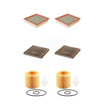 2x Air + 2x Cabin + 2x Engine Cartridge Oil Filter (6 Total) Kit For Toyota Highlander KFM-101315