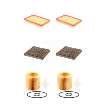 2x Air + 2x Cabin + 2x Engine Cartridge Oil Filter (6 Total) Kit For Toyota RAV4 Camry KFM-101317