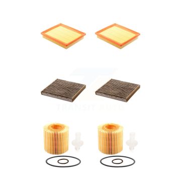 2x Air + 2x Cabin + 2x Engine Cartridge Oil Filter (6 Total) Kit For Toyota RAV4 Lexus KFM-101319