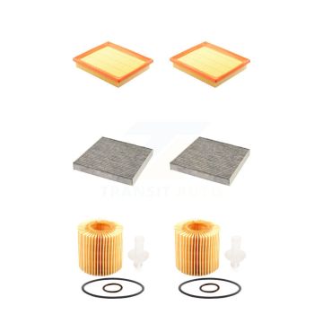 2x Air + 2x Cabin + 2x Engine Cartridge Oil Filter (6 Total) Kit For Lexus NX300h KFM-101321